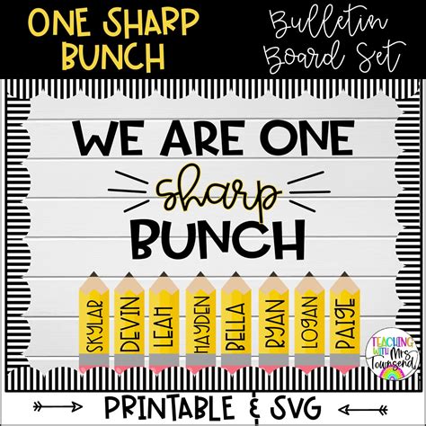 One Sharp Bunch Bulletin Board Made By Teachers