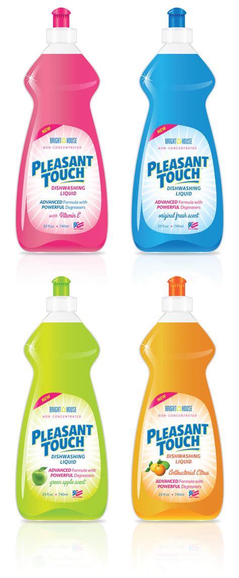 Buy online or instore and earn flybuys on your purchases. Package Design for Pleasant Touch Dishwashing Soap ...