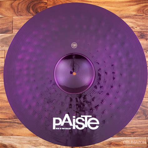 Paiste 22 900 Color Sound Series Purple Heavy Ride Cymbal Drumazon