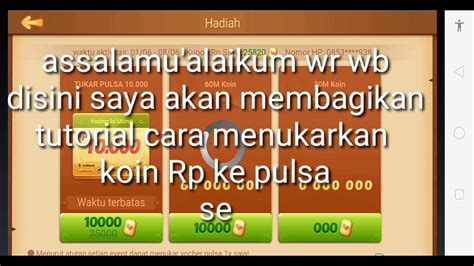 After waiting 10 seconds for the page to open, the app will. Tutorial cara menukarkan koin Rp ke pulsa di aplikasi domino island • get credit from the app ...