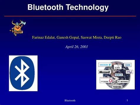 Ppt Bluetooth Technology Powerpoint Presentation Free Download Id