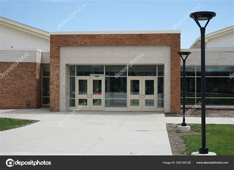 Modern School Exterior Stock Photo By ©cfarmer 263146126