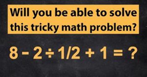 Can You Solve This Tricky Math Problem In Less Than 5 Minutes