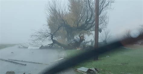 Storm chasers say they survived direct hit from a 'rain-wrapped tornado