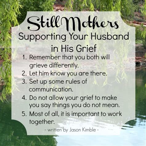 Supporting Your Husband In His Grief Still Mothers