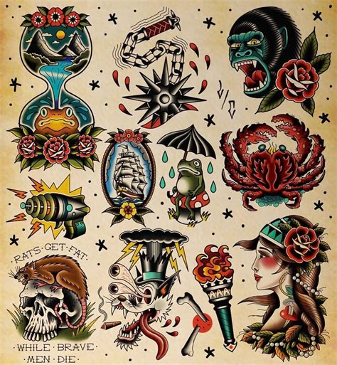 Details 80 Traditional Tattoo Art Prints Esthdonghoadian