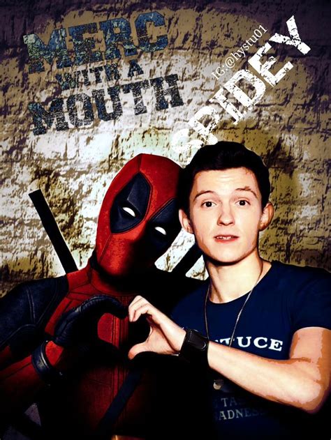 Hystu Hystu1 X Spideypool Deadpool And Spiderman Avengers Film