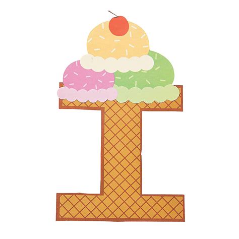 I Is For Ice Cream Letter I Craft Kit Discontinued Letter A