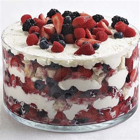 Summer Berry Trifle Recipe Berry Trifle Desserts Summer Berries