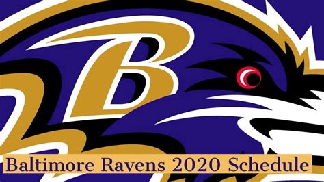 baltimore ravens 2020 schedule and record predictions youtube