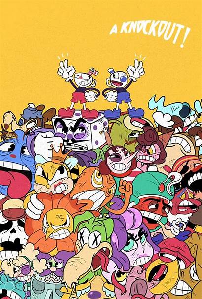 Knockout Cuphead Games Cool Devil Cartoon Drawings