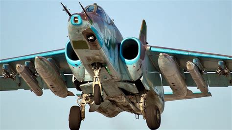 Russian Su 25 Frogfoot Filmed Crashing Into The Sea Of Azov