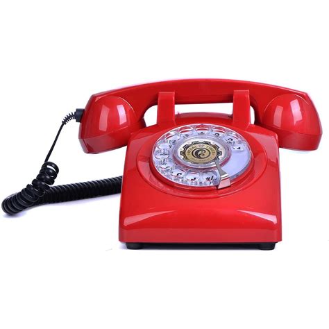 Buy Sangyn 1960s Classic Style Rotary Dial Phone Retro Vintage Home