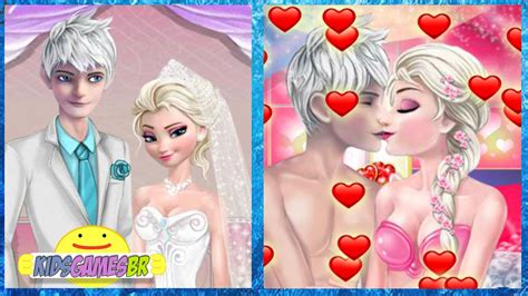 ღ Princess Elsa And Jack Wedding Night Disney Frozen Game Youtube