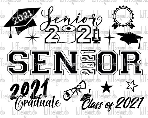 Senior 2021 Svg Class Of 2021 Svg 2021 Graduation Svg Cap Etsy Canada