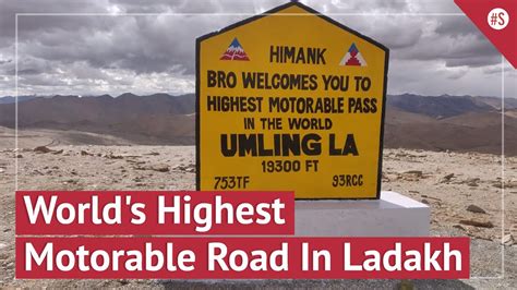 Bro Builds Worlds Highest Motorable Road In Eastern Ladakh Higher