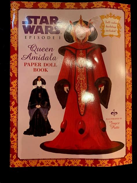 Star Wars Episode 1 Queen Amidala Paper Doll Book Lucas Film Ltd