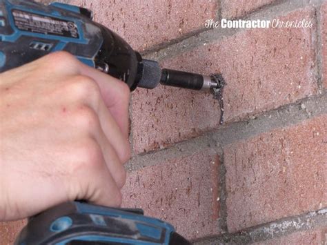 How To Drill An Anchor Into Brick The Contractor Chronicles Brick