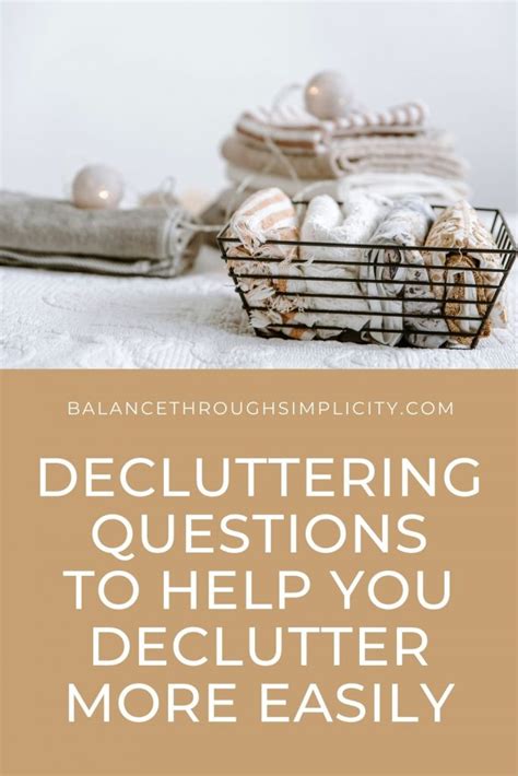 Decluttering Questions Questions To Help You Declutter More