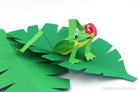 Green Tree Paper Frog The Craft Train