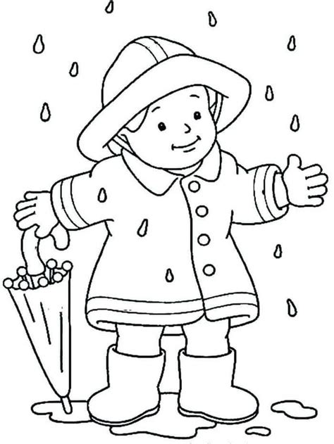 Free Printable Rain Coloring Pages Chrisqirich