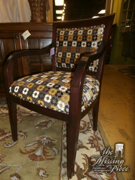 Let arms hang naturally down the sides of the body. Curved arm accent chair with straight back done in ...