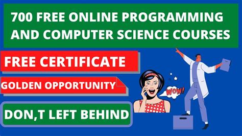 These include both free resources and. 700+ Free Online Programming & Computer Science Courses ...