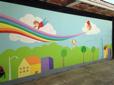 Murales Infantiles En Escuelas Mural Infantil Murales Escolares