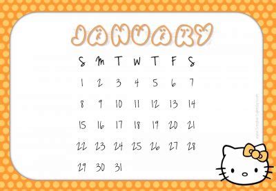 Nowadays we are excited to announce we have discovered an. Free Printable Hello Kitty Calendars