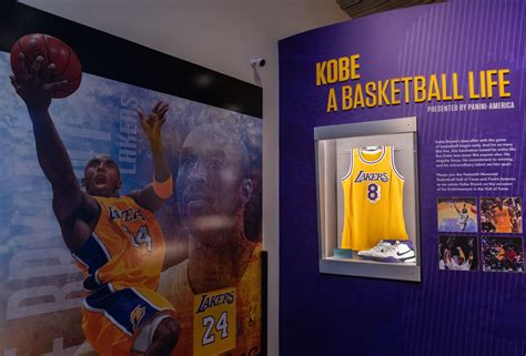 Kobe Bryant Exhibit At The Basketball Hall Of Fame Springfield BID