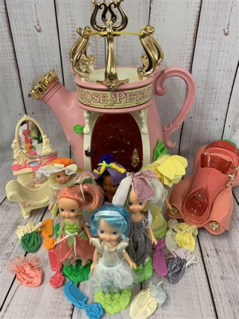 1984 Rose Petal Place Collection Vintage Toys Dolls Car And House