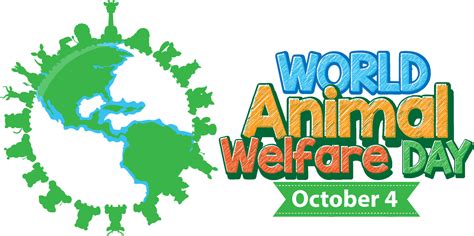World Animal Welfare Day October 4 9201896 Vector Art At Vecteezy