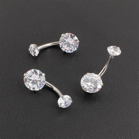 High Quality 14g Beautiful Navel Piercing Sex Body Jewelry Stainless Steel New Style Navel Ring