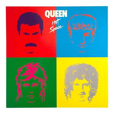 1982 Queen Hot Space Elektra Records Promo Pop Art Poster Cool
