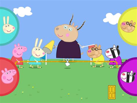 Gaming is an essential part of every institute, and every student should participate with it; Peppa Pig's Sports Day app