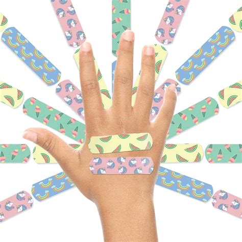 Buy Ouchie Non Toxic Printed Bandages Set Of 2 40 Bandages Pink