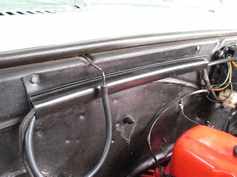 1968 Chevy II Nova (Original Firewall Wiring Gutter ...