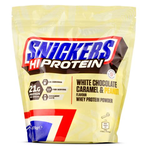 Mars Protein Snickers Protein Powder White Chocolate Snickers Bar