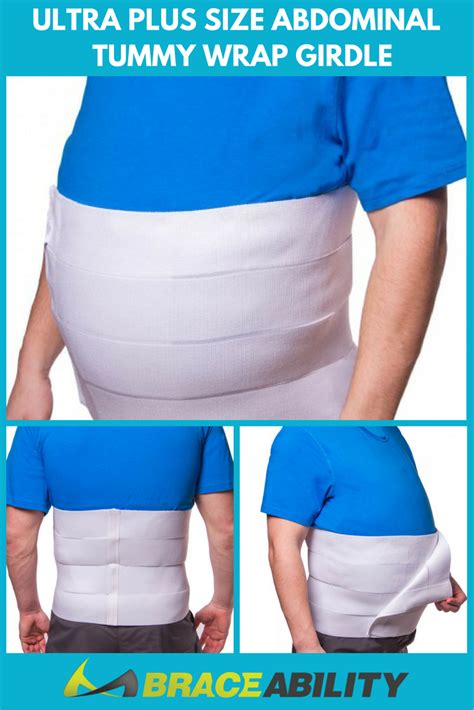 Ultra Plus Size Abdominal Tummy Wrap Girdle Tummy Wrap Abdominal