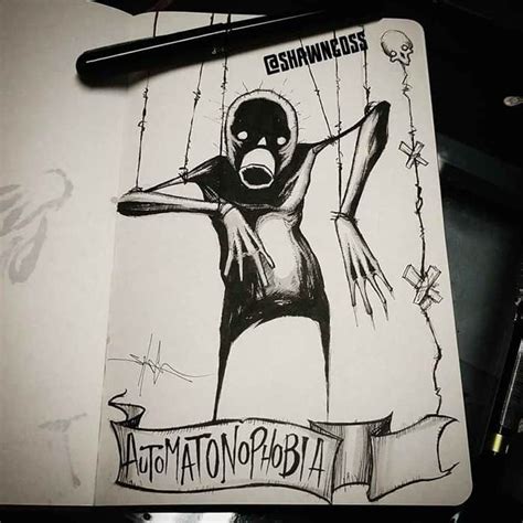 Shawn Coss Has Illustrated Phobias For Feartober And Theyre Awesome