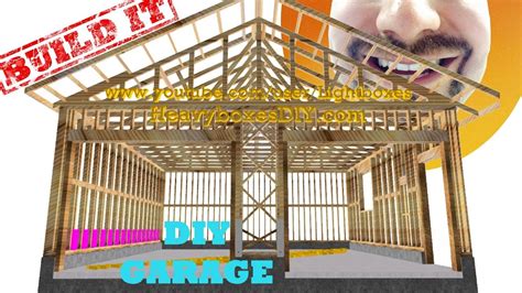 Once you are back on the first floor, from the menu select build> door> garage door and click on the wall in which you want to add a garage door. Garage Build - Framing | How to Frame a Garage - YouTube