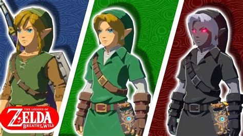 How To Get All Classic Link Outfits In Breath Of The Wild Youtube