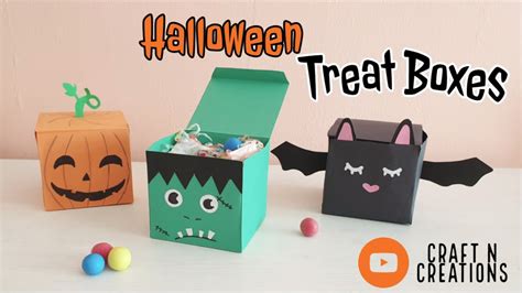 Easy Spooky Halloween Treat Boxes Quick And Affordable Youtube