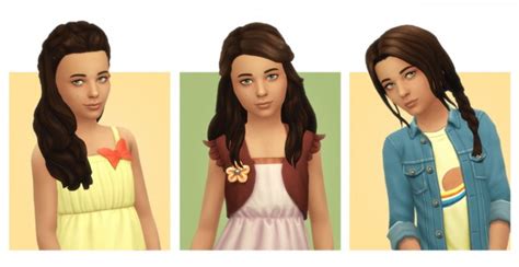 Sims 4 Hairs Simple Simmer Followers T 2 12 Child Hairs