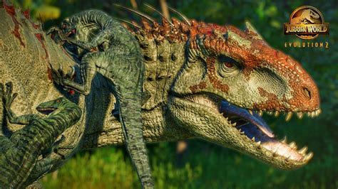 Velociraptor Vs Indominus Rex Pack Hunting Jurassic World Evolution 2