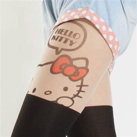 Hello Kitty Pattern Mixed Colors Stocking Tights Pantyhose Stockings Leggings Hello Kitty