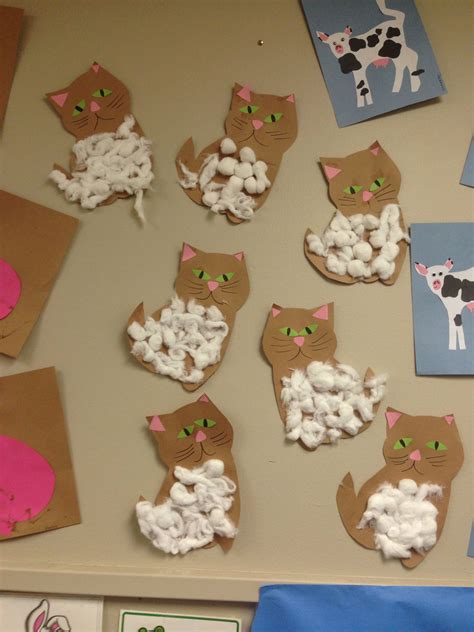 Meow!!!! pet week in classroom Cat craft | School kids ...