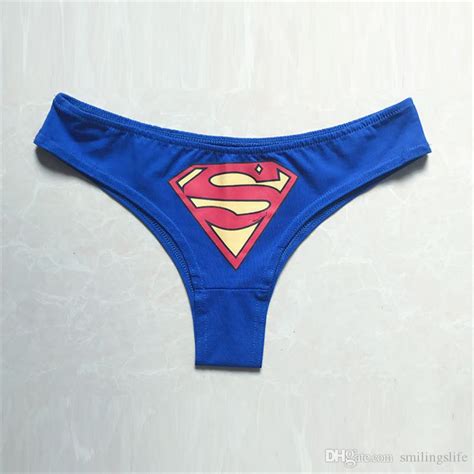 2020 women underpants sexy superman captain america printed underwear women triangle briefs