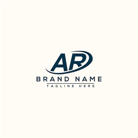 Premium Vector Ar Logo Design Template Vector Graphic Branding Element