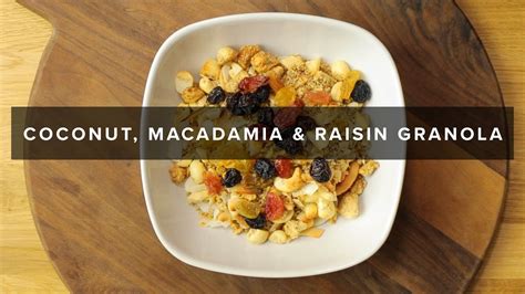 Healthy Homemade Granola Breakfast Recipe Youtube